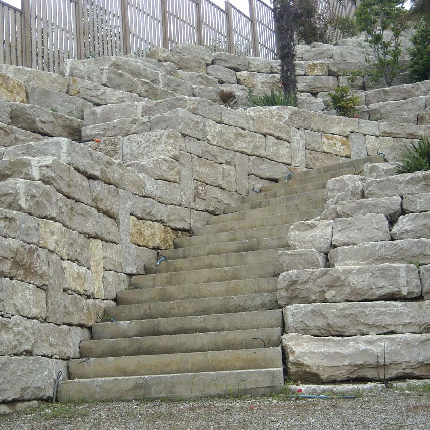 Enrochement paysager